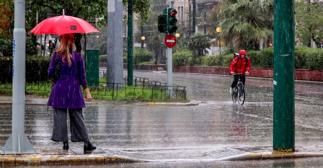 Έκτακτο δελτίο καιρού από την ΕΜΥ: Έρχονται ισχυρές βροχές και καταιγίδες